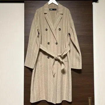 ZARA 오버 사이즈 스트라이프 코트 아우터