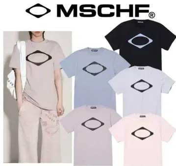 MSCHF 그레이 로고 T셔츠
