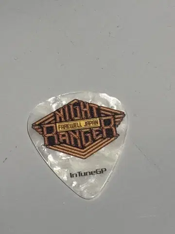 Night Ranger Farewell Japan 기타 피크