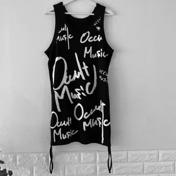 DEZERT 오컬트 뮤직 디저트 오리지널 레이어드 탱크탑