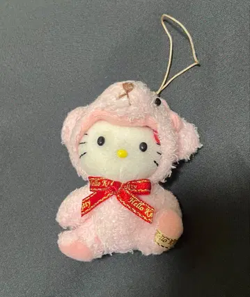 산리오 헬로키티 봉제 인형 마스코트 테디베어 2002년