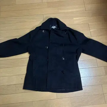 Nylaus 블랙 피 코트 M 사이즈