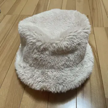 오버라이드 인조 모피 햇