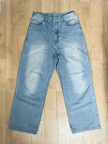 B.C STOCK 와이드 스트레이트 데님