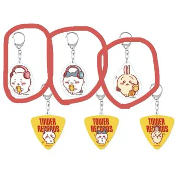 치이카와 x TOWER RECORDS 아크릴 키링 세트