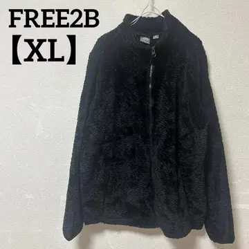 FREE2B 블랙 플리스 자켓 [ XL ] 여성용
