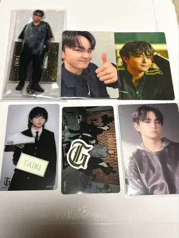 TAIKI 아크릴 스탠드 트레이딩 카드