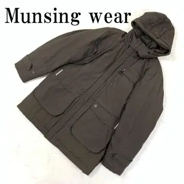 LA8251 먼싱웨어 패딩 자켓 브라운 나일론 100% M