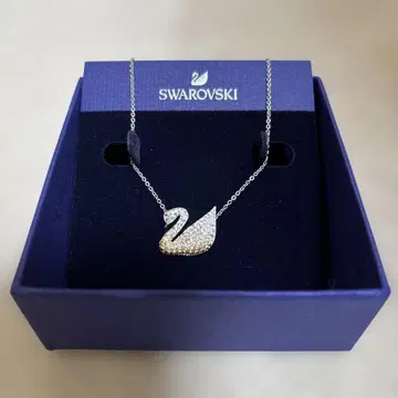 Swarovski 백조 모티브 목걸이