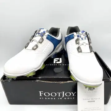 FootJoy 투어 S 골프화 화이트/블루 27cm