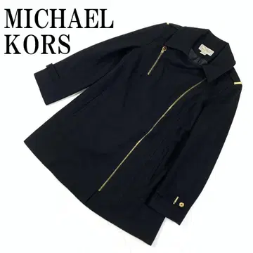 LA8253 마이클코어스 집업 라이더 코트 블랙 울 14