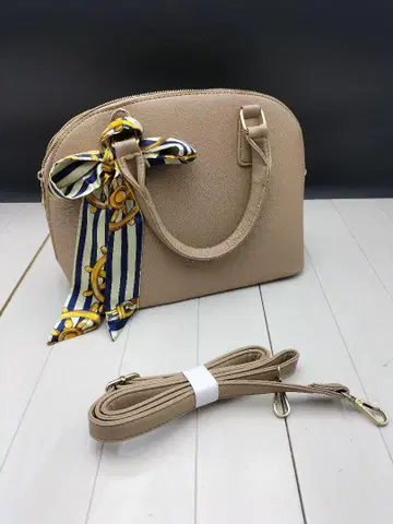 2Way 핸드백 베이지 리본 포함 핸드백 M-2508WE1