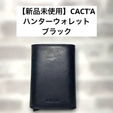 [ 미사용 새상품 ] CACT'A 카크타 헌터 지갑 블랙