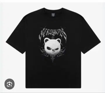 스키즈 팝업 어둠T 현진 EVIL 타락 티셔츠 POPUP