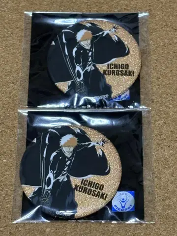 BLEACH 이치고 캔뱃지 WORLD