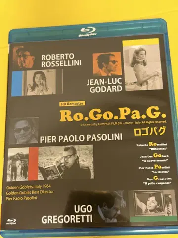 로고 퍼그 Blu-ray Ro.Go.Pa.G. 고다르 로셀리니 파졸리니