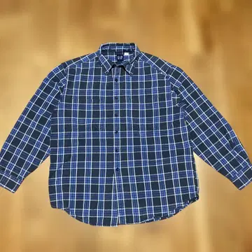 올드 갭 헤비 플란넬 셔츠 GAP 좋은 배색