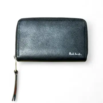 폴 스미스 블랙 가죽 코인 케이스