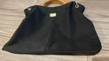 블랙 카멜 토트백 M 사이즈