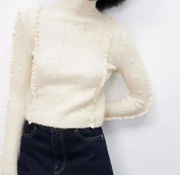ZARA 프릴 니트