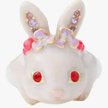 새상품급 ANNA SUI 토끼 반지