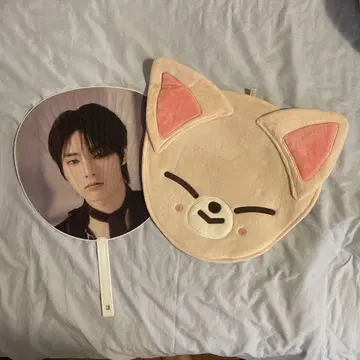 폭시니 부채 커버 부채 세트 아이엔