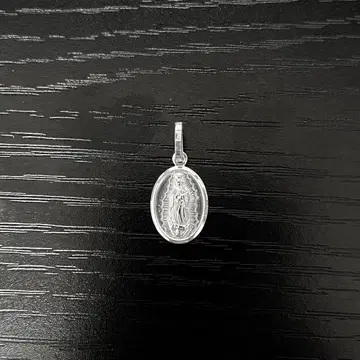 SILVER 925 펜던트 헤드 마리아 코인 탑