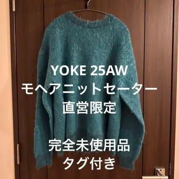 YOKE Brushed Mohair Sweater size2 25AW