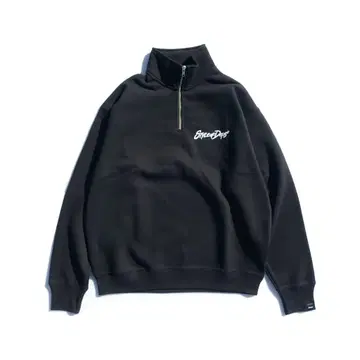 [ 미착용 ] deps HALF ZIP SWEAT/L/블랙/데브스