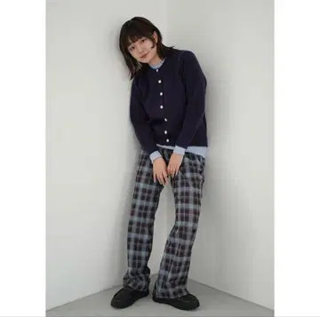 wissy 체크 팬츠 plaid pants