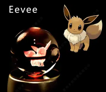 미사용 새상품 포켓몬 3D 크리스탈 볼 [ 이브이 ]