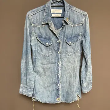 REMI RELIEF 데님 웨스턴 셔츠