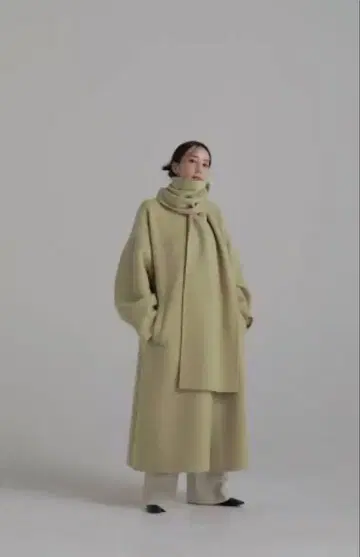 louren shaggy double coat