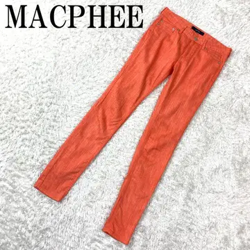 MACPHEE 맥피 컬러 스키니 팬츠 오렌지 34 B321