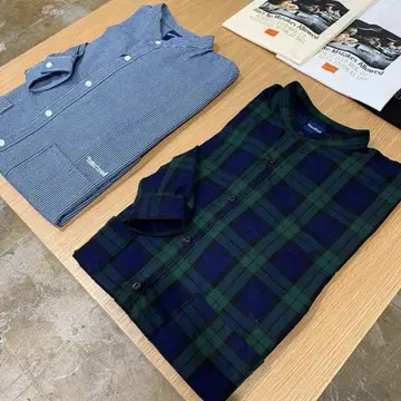 [ 완판템 ] Interbreed 긴팔 셔츠 블랙워치