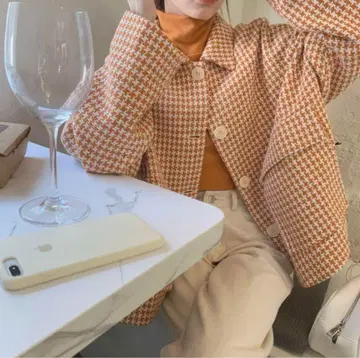 하운드투스 오렌지 코트
