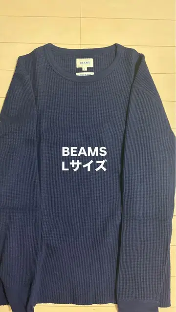 BEAMS 서멀 티셔츠 와플 T