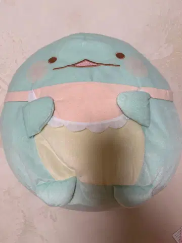 민트 그린 봉제 인형