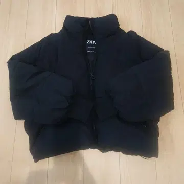 ZARA 다운 자켓 블랙 S 사이즈