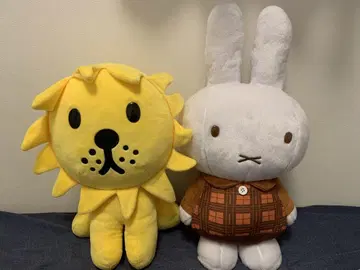 미피 & 라이온 봉제 인형 빅 2체 세트
