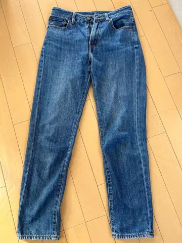 THEORY LUXE 스트레이트 데님 블루
