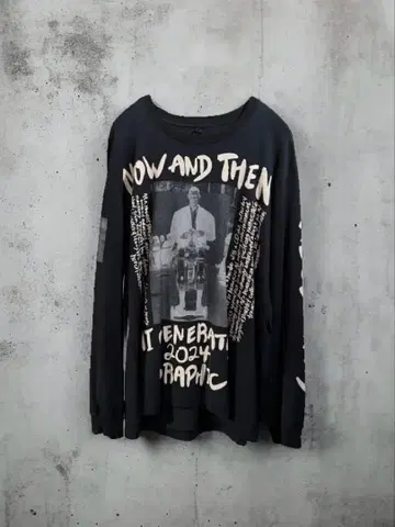 80장 한정판 doublet 더블렛 그래픽 긴팔 티셔츠