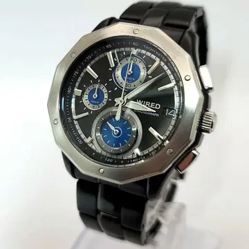 세이코 와이어드 WIRED 남성용 손목시계 크로노그래프 작동품