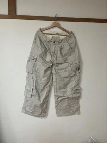 9090 베이지 카고 팬츠