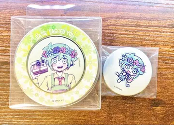 OMORI 카페 바질 캔디 캔뱃지 세트 츠리비레 봉돌