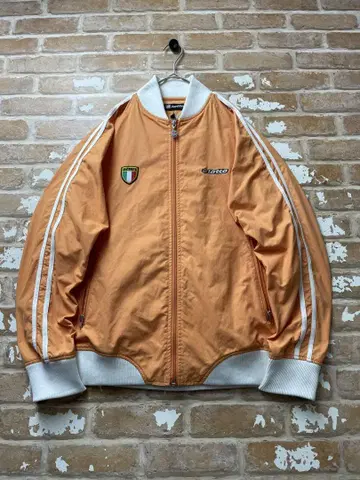 90s 로또 트랙 자켓 이탈리아 대표 오렌지 y2k
