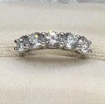 S925 실버 1.5ct 모이사나이트 반지 약 6호