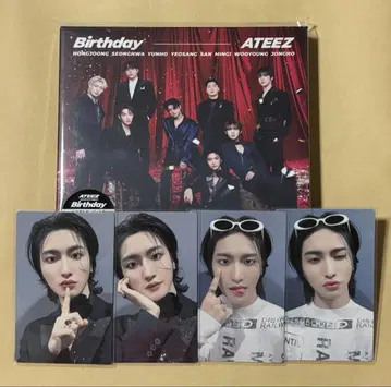 ATEEZ(에이티즈) birthday ATINY반 성화 트레이딩 카드