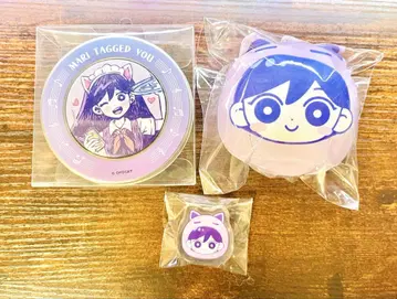 OMORI 카페 마리 마루메이츠 아크릴 블록 캔디 통