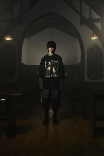 Azuma. 25ss 'PHIL HALE' LAYERED CARDIGAN